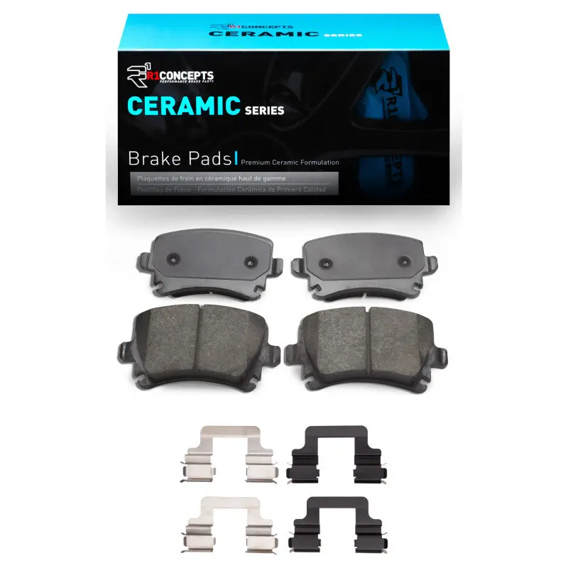 R1 2006-2021 Audi Tt Quattro Rear R1 Ceramic Pads & Hardware Kit 1