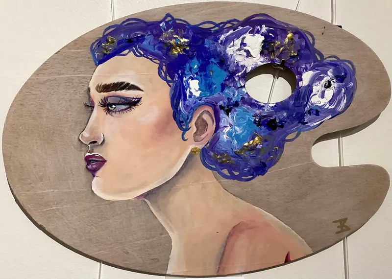 Refind Palette - Original Painting By Kyla Mayne 1
