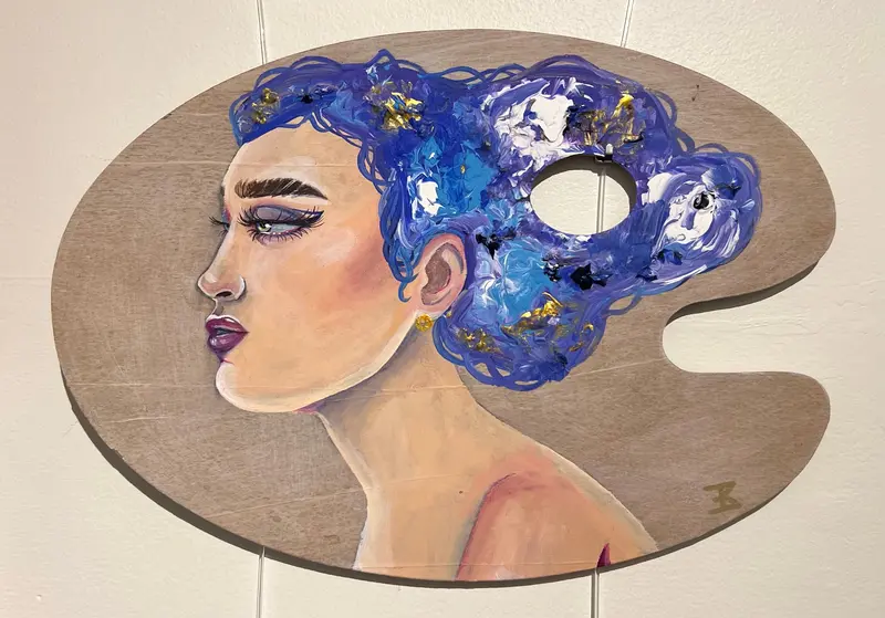 Refined Palette - Original Painting By Kyla Mayne 1