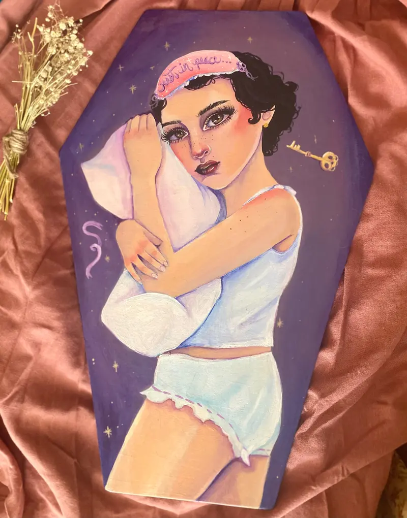 Rest In Peace - Original Painting By Kyla Mayne 1