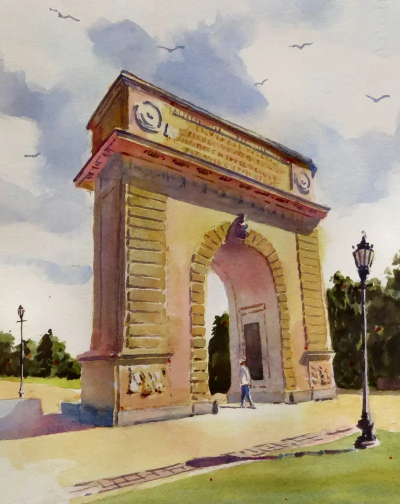 Rmc Memorial Arch - Original By David Gilmore (611) 1