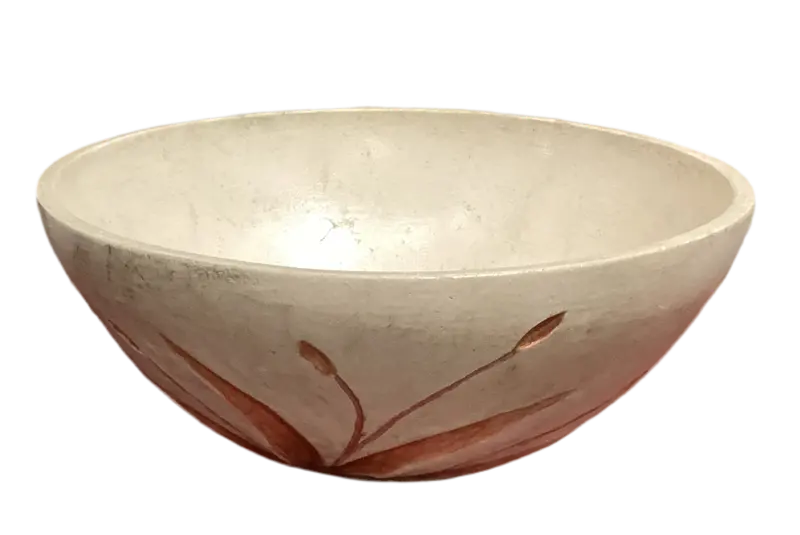 Round Inlayed Concrete Bowl #13 By Concrete Design Studio 1
