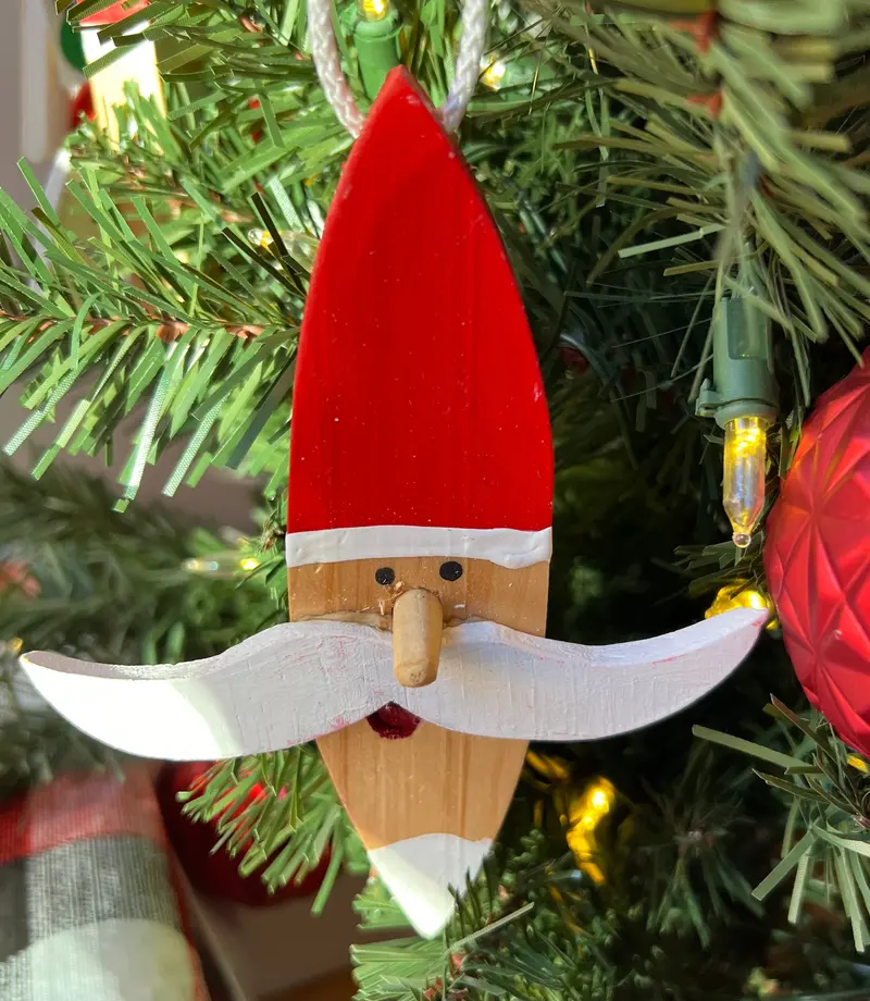 Santa Ornaments By The Wood Shepherd 1