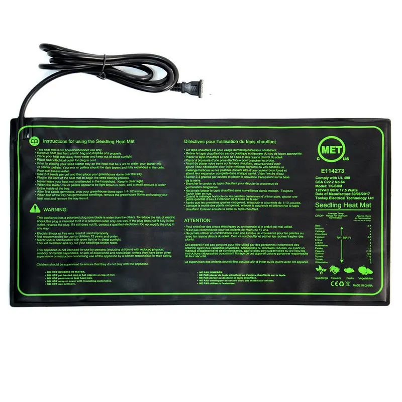 Seeding Heat Mat 10" X 20.75" 1