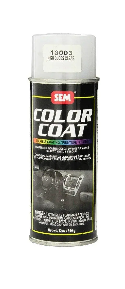 Sem 13003 Aerosol High Gloss Clear Color Coat 12 Oz. 1