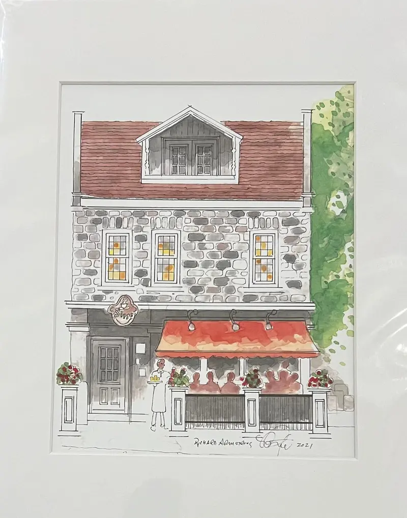 Sipps Print By Richard Armstrong 1