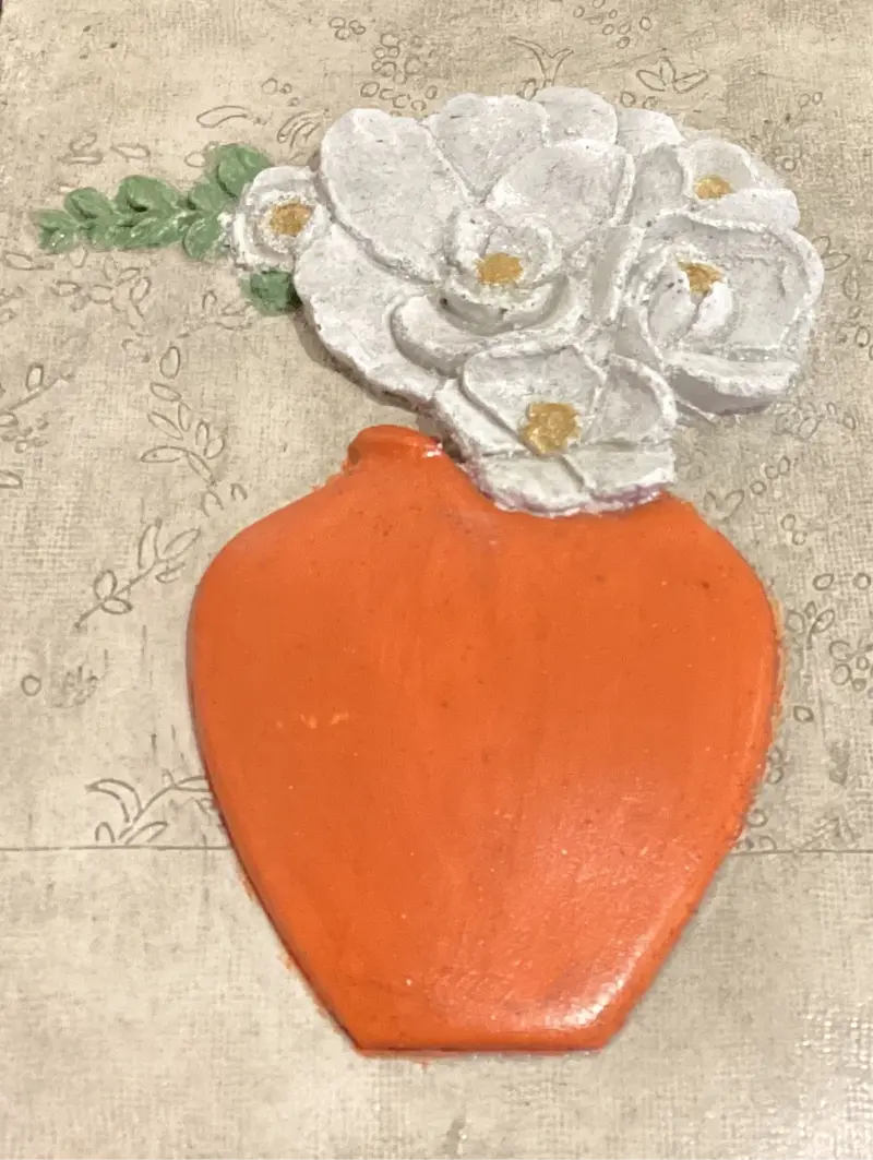 Small Daffodil In A Vase Wall Tile 1