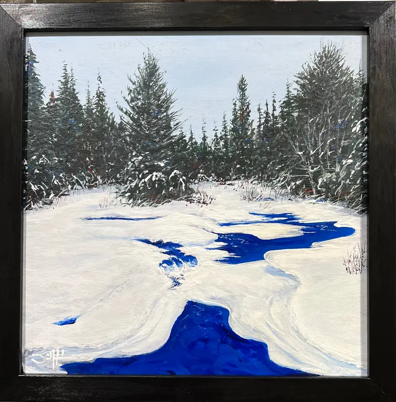 Snowy Banks - Original Art By David Hale 1