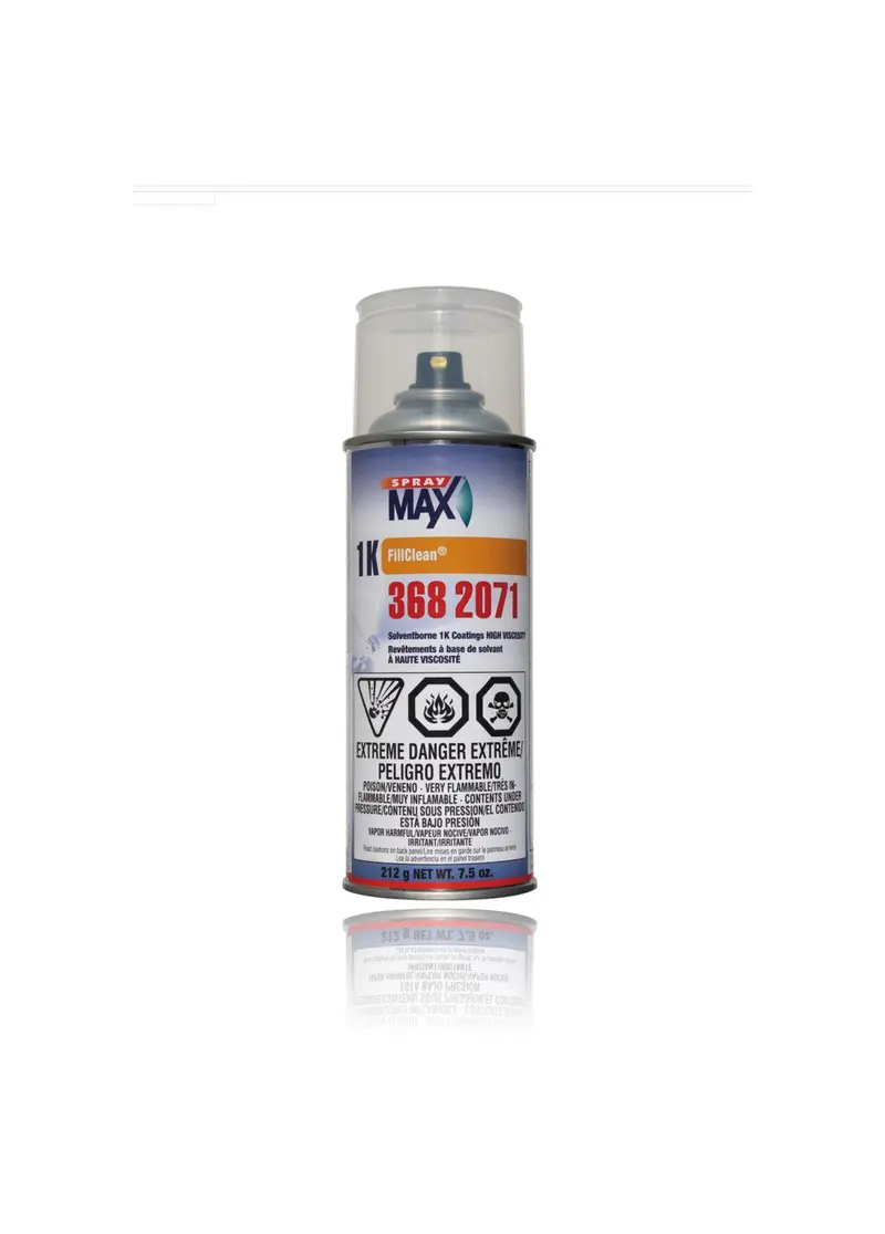 Spraymax 3682071  1K Fillclean For 1K Solvent-Based Basecoats Aerosol 7.5Oz. 1