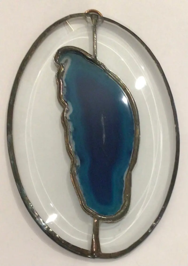 Stained Glass Brazilian Agates By Howard Sandles 1