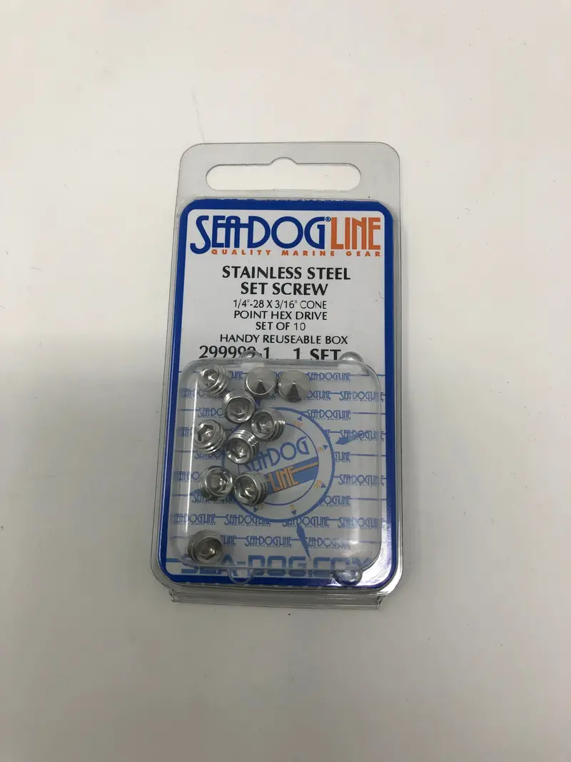 Stainless Steel Set Screw - 1/4-28 X 3/16 1