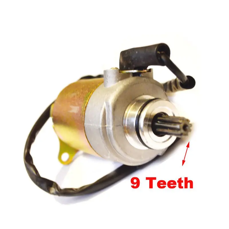 Starter Motor Fit All Gy6-150Cc Engine 9 Teeth 1