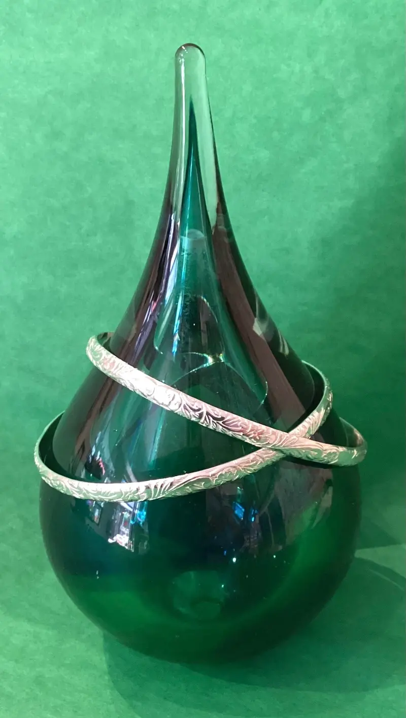 Sterling Silver Wire Bangle 1