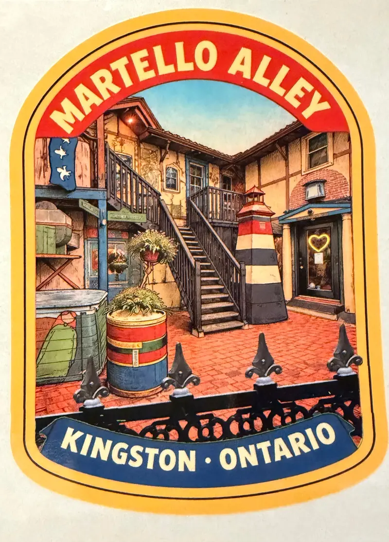 Sticker Of Martello Alley 1