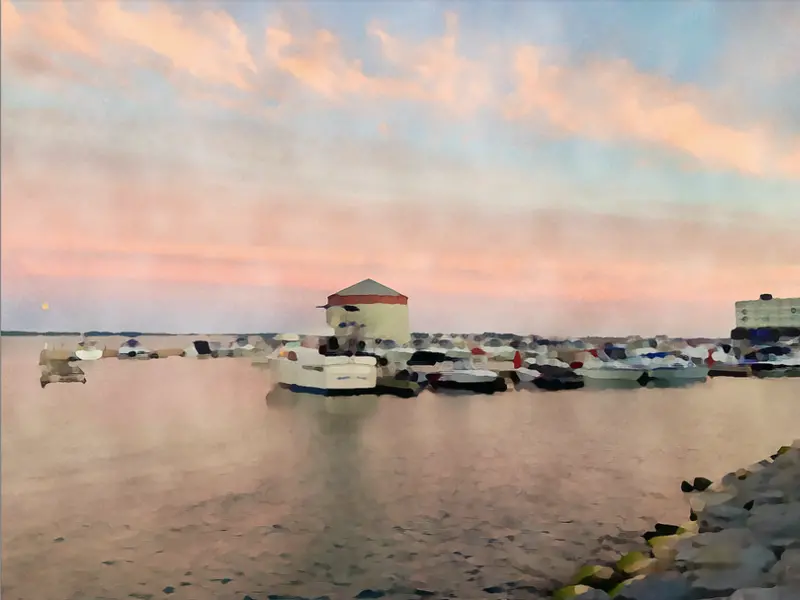 Sunset At Confederation Basin (Print) By Aj Cee 1