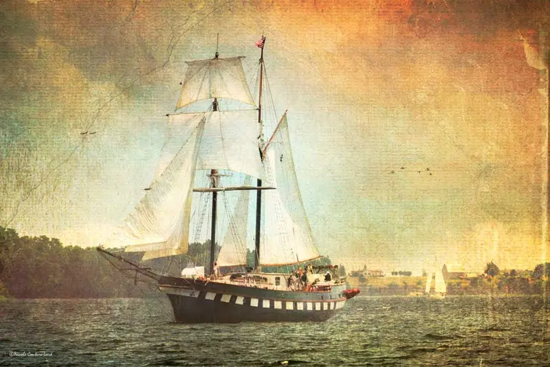 Tall Ship - Fair Jeanne - Print 12 X 8 1
