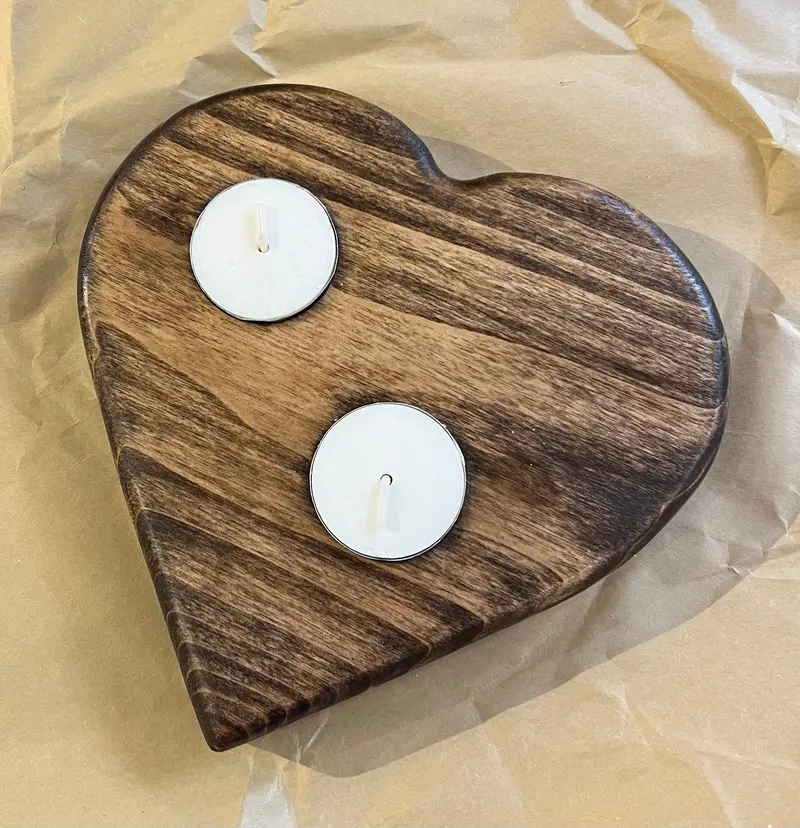 Tea Light Heart Shaped Candle Holder 1