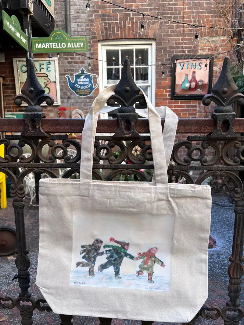 The Train - Zippered Tote Bag 1