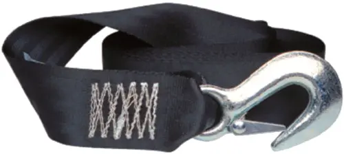 Trailer Winch Strap W/ Hook - 15Ft 1