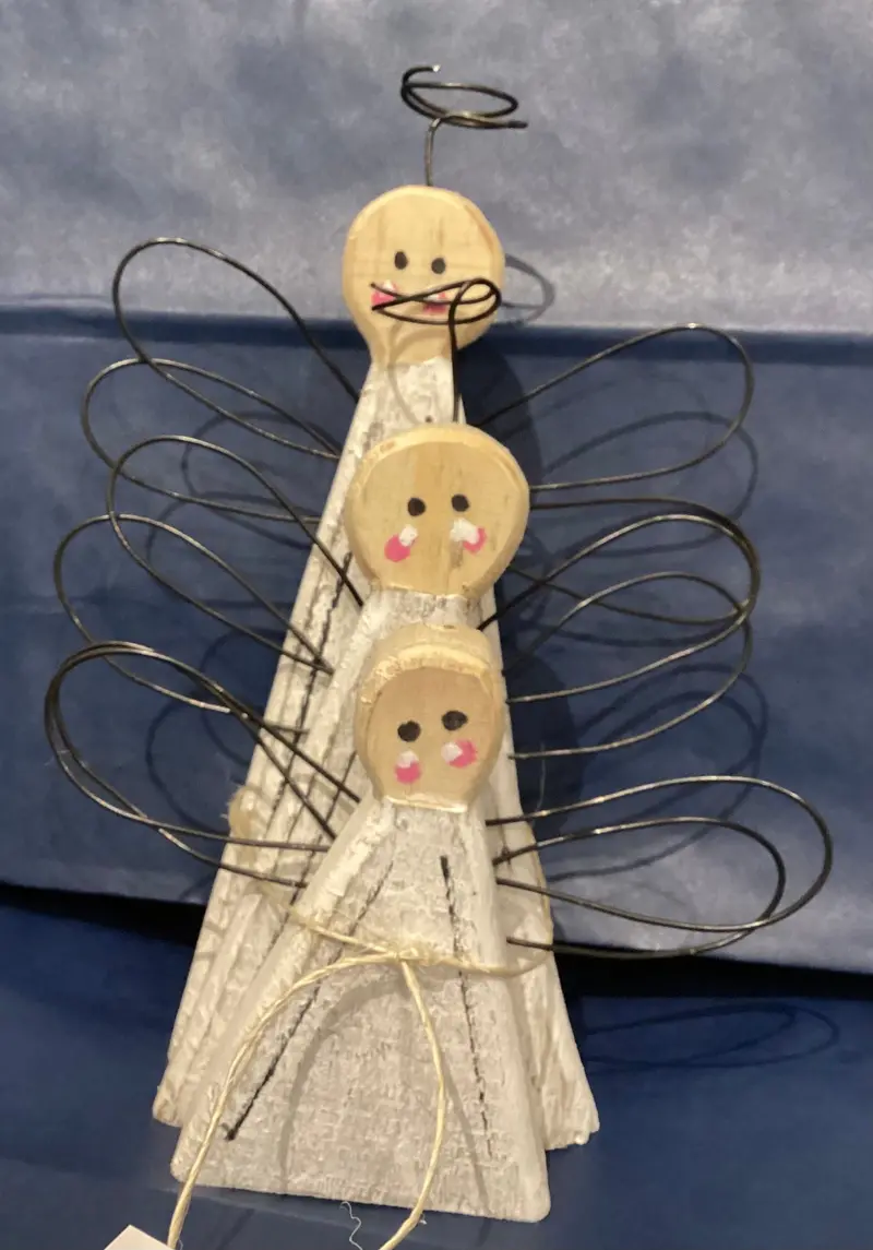 Trio Of Angels By The Wood Shepherd 1