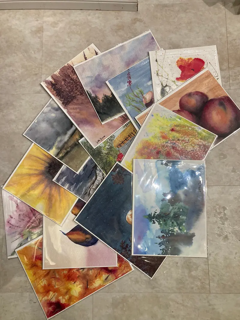 Various 8 X 10 Watercolour Prints Leith Channen 1