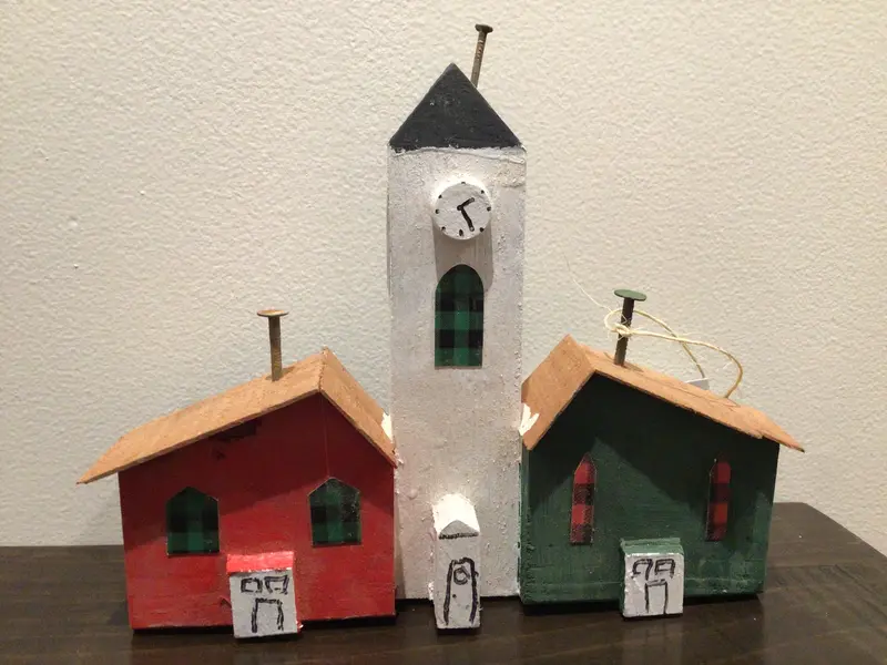 Village Houses By The Wood Shepherd 1