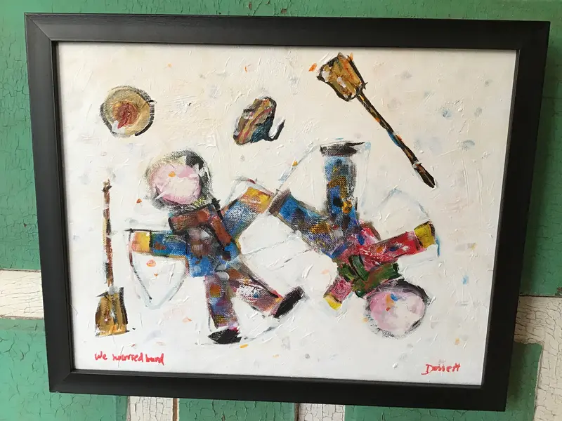 We Hurried Hard Original By David Dossett 1
