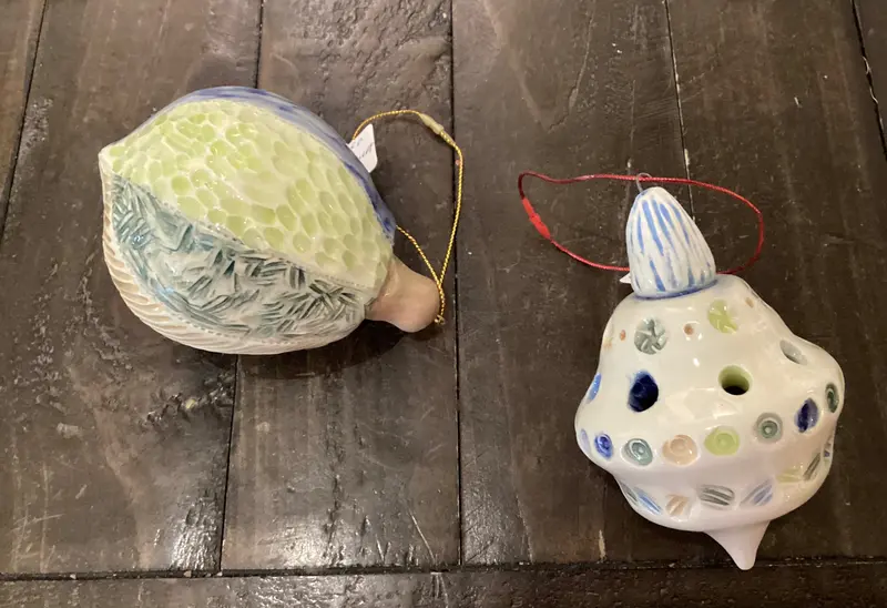 Wheel Works One Of A Kind Ceramic Ornament 1