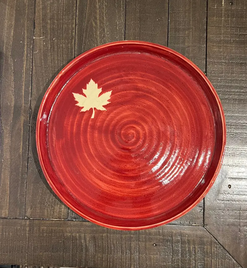 Wheel Works Red Maple Platter 1
