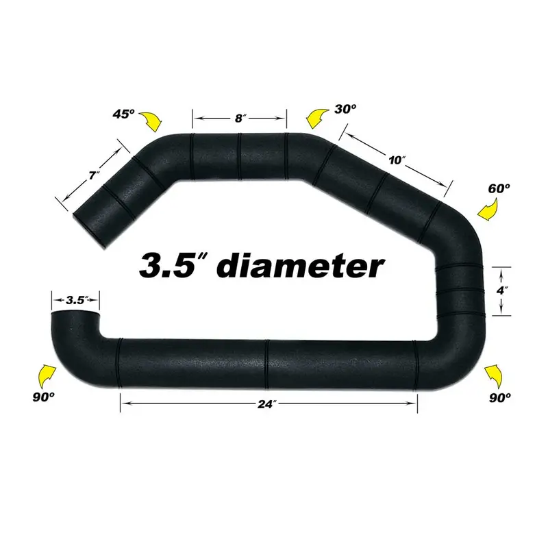 Airaid 100-350 Cold Air Intake Tube For Enhanced Engine Airflow 1