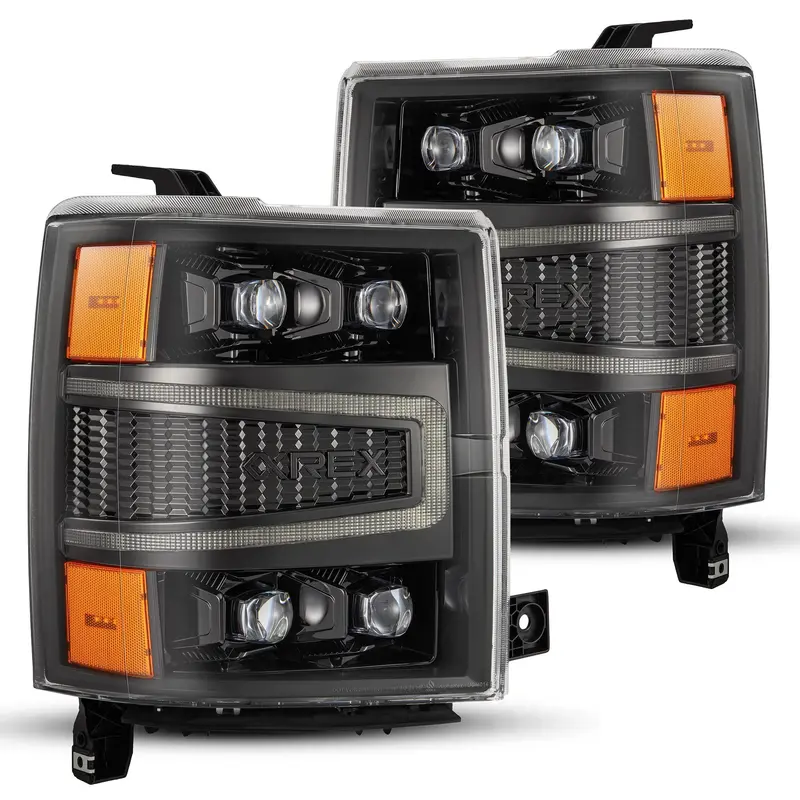 Alpharex 880241 Led Projector Headlights In Sleek Alpha-Black Housing 1