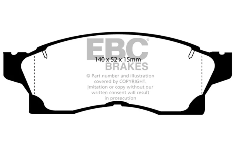 Ebc Ultimax Ud1936 Oem-Style Replacement Brake Pads – Direct-Fit, Quiet & Durable 1