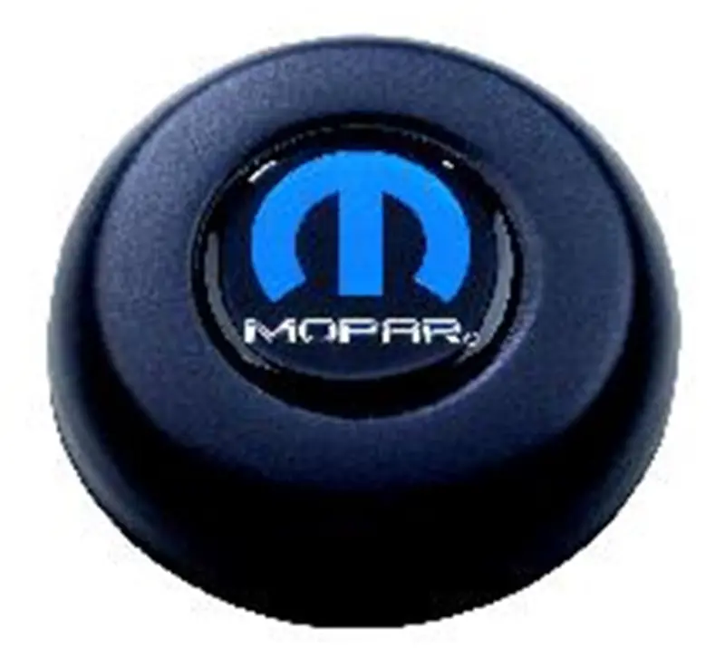 Grant Mopar-Licensed Classic Horn Button – Black Plastic Design For Challenger-Style Wheels (5790) 1