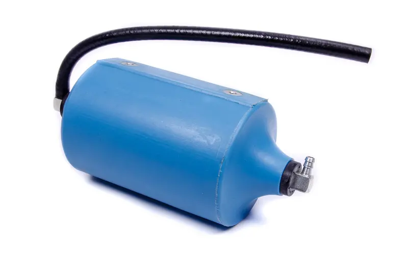 Jaz Radiator Coolant Recovery Tank – 1-Quart Capacity, Blue Anodized 1