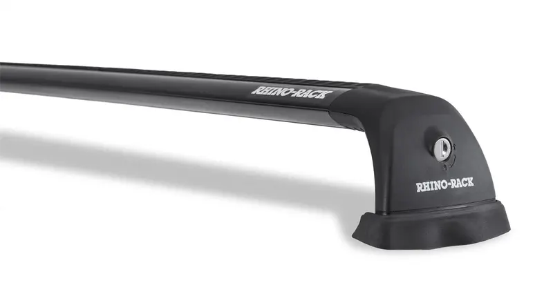 Rhino-Rack Rvp27 Vortex Roof Rack System – Two-Bar, Black Finish With Metal Rails 1
