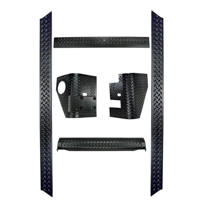 Rugged Ridge 11650.51 Body Protector Kit – Reinforced Underbody Shielding System 1