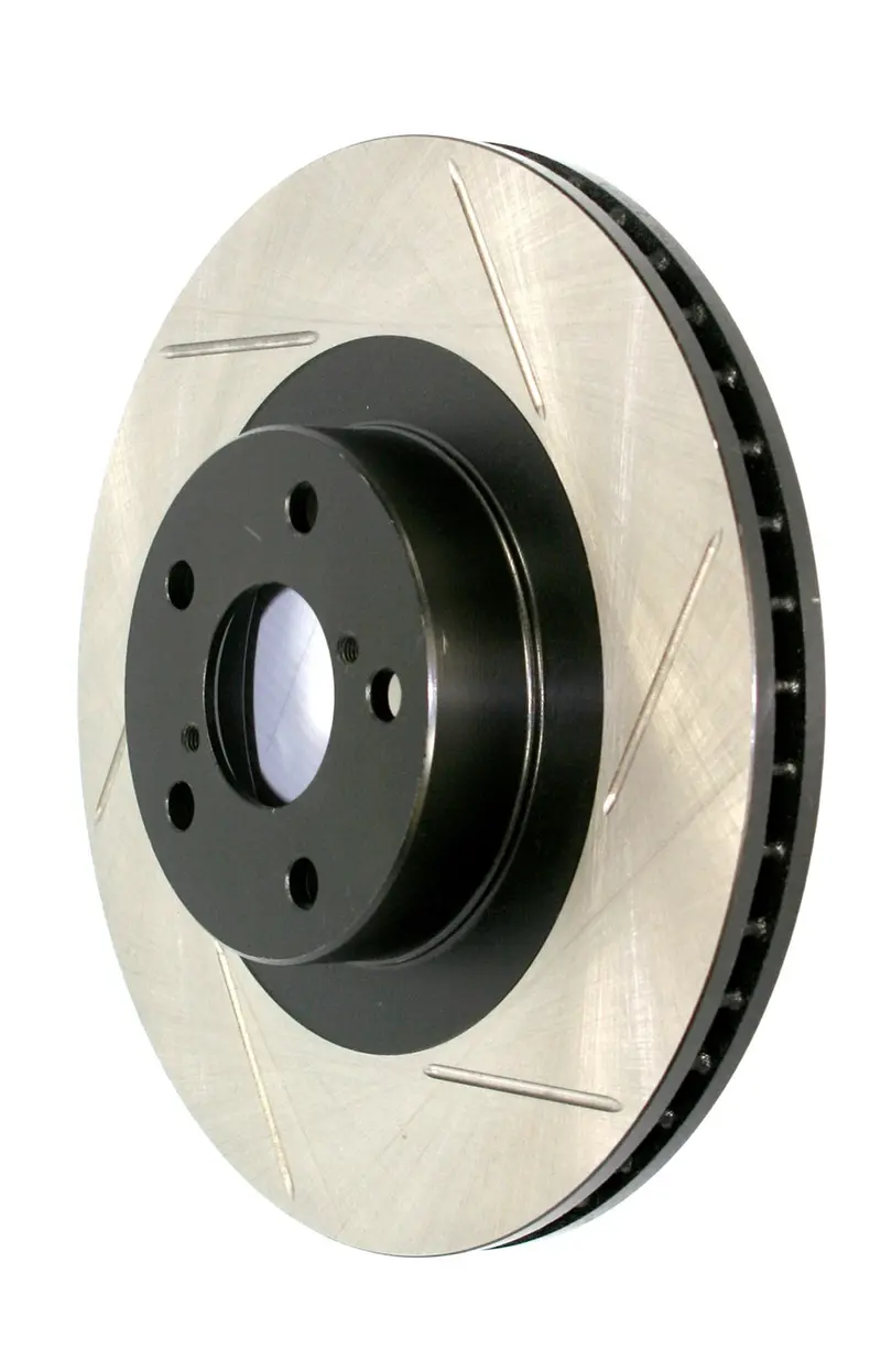 Stoptech 126.62038Sr Front Right Slotted Performance Brake Rotor 1
