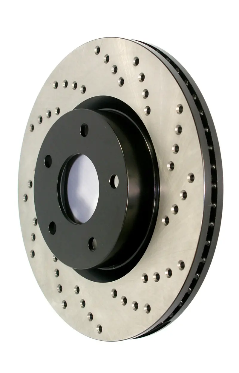 Stoptech Sport Cryo-Treated Cross-Drilled Brake Rotor – Front Right 1