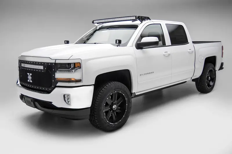 T-Rex Led Light Bar Mounts – Front Roof Mounting Brackets For 50-Inch Straight Or Curved Bars, Model Z332081 1