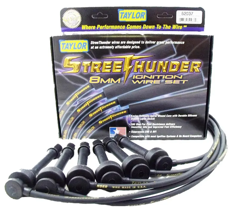 Taylor Cable Street Thunder 8Mm Ignition Wire Set – Universal Performance Fit (52037) 1