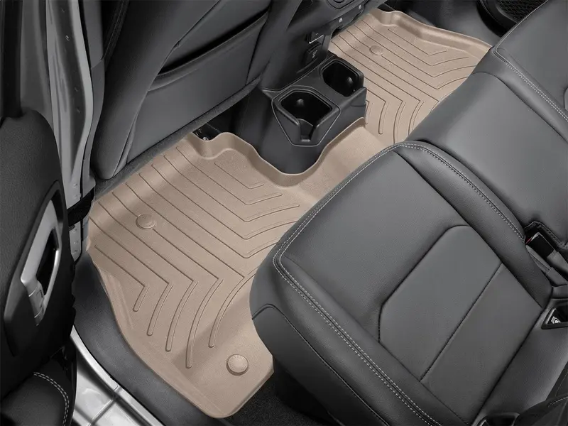 Weathertech Hp Tan Rear Floorliner – Precision-Cut, High-Density Material 1